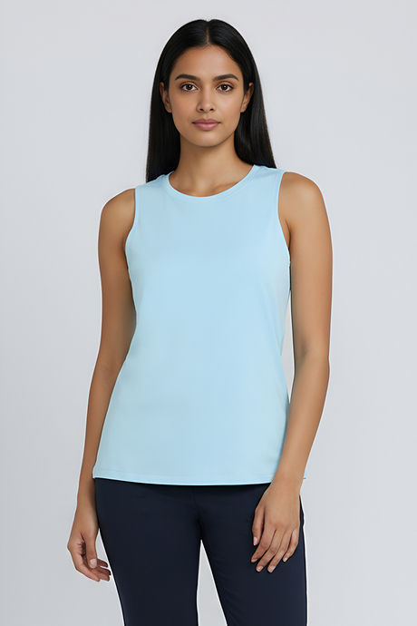 Zelocity Quick Dry Contour Tank Top - Spun Sugar — image 2
